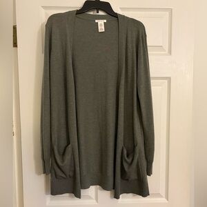 Matty M Gray Knit Sweater